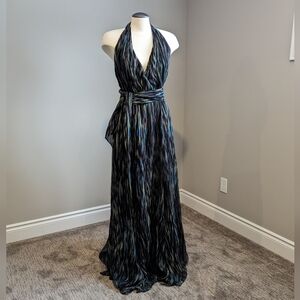 NWT 100% Silk New With Tags Gown Bohemian Resort Vacation  Medium